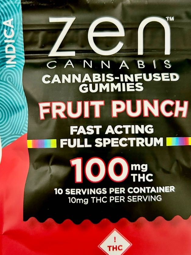 Photograph of product: Fruit Punch Oui'd Gummies (100mg) - Full Spectrum