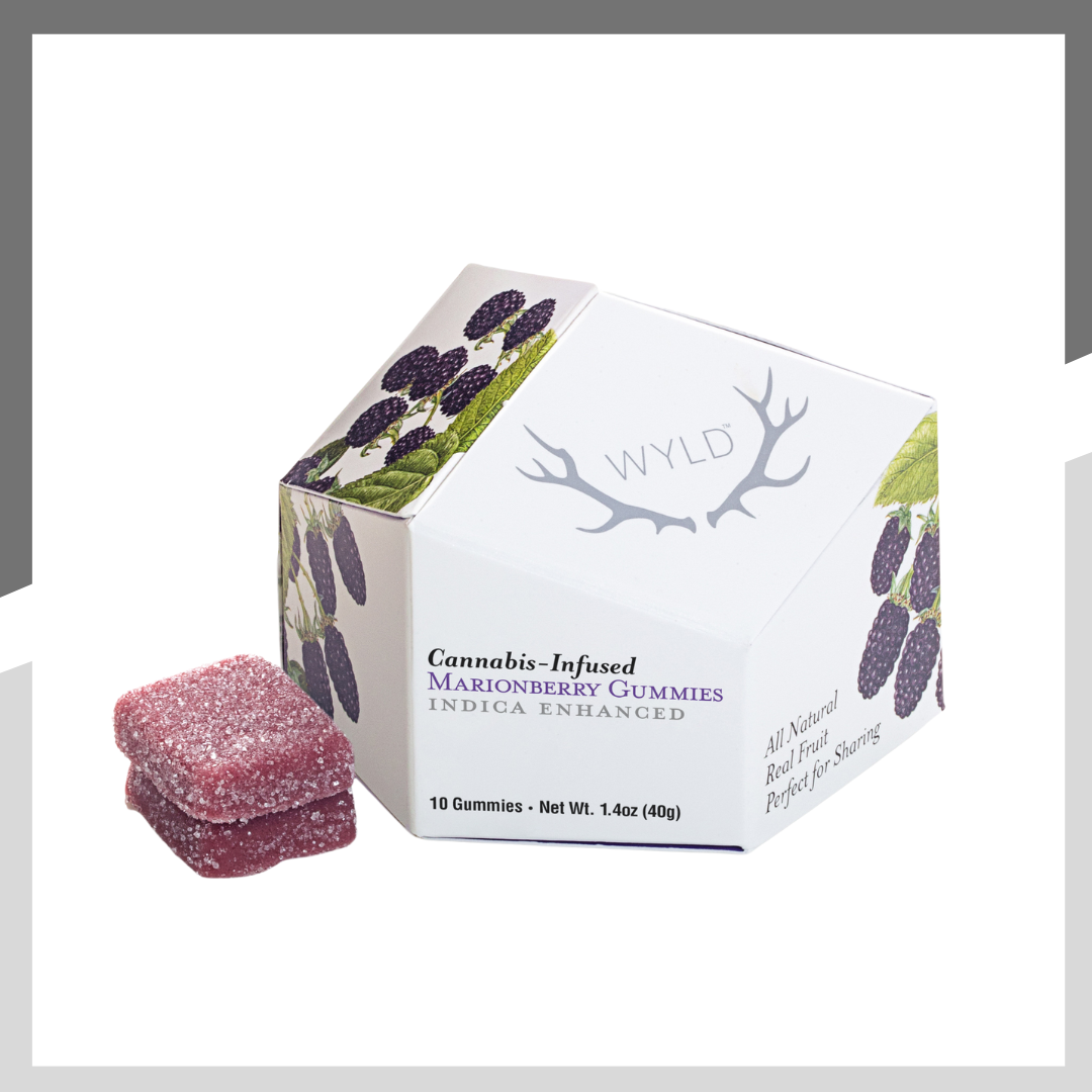 Photograph of product: Oui'd - Marionberry | Gummies | 10pk | 100mg