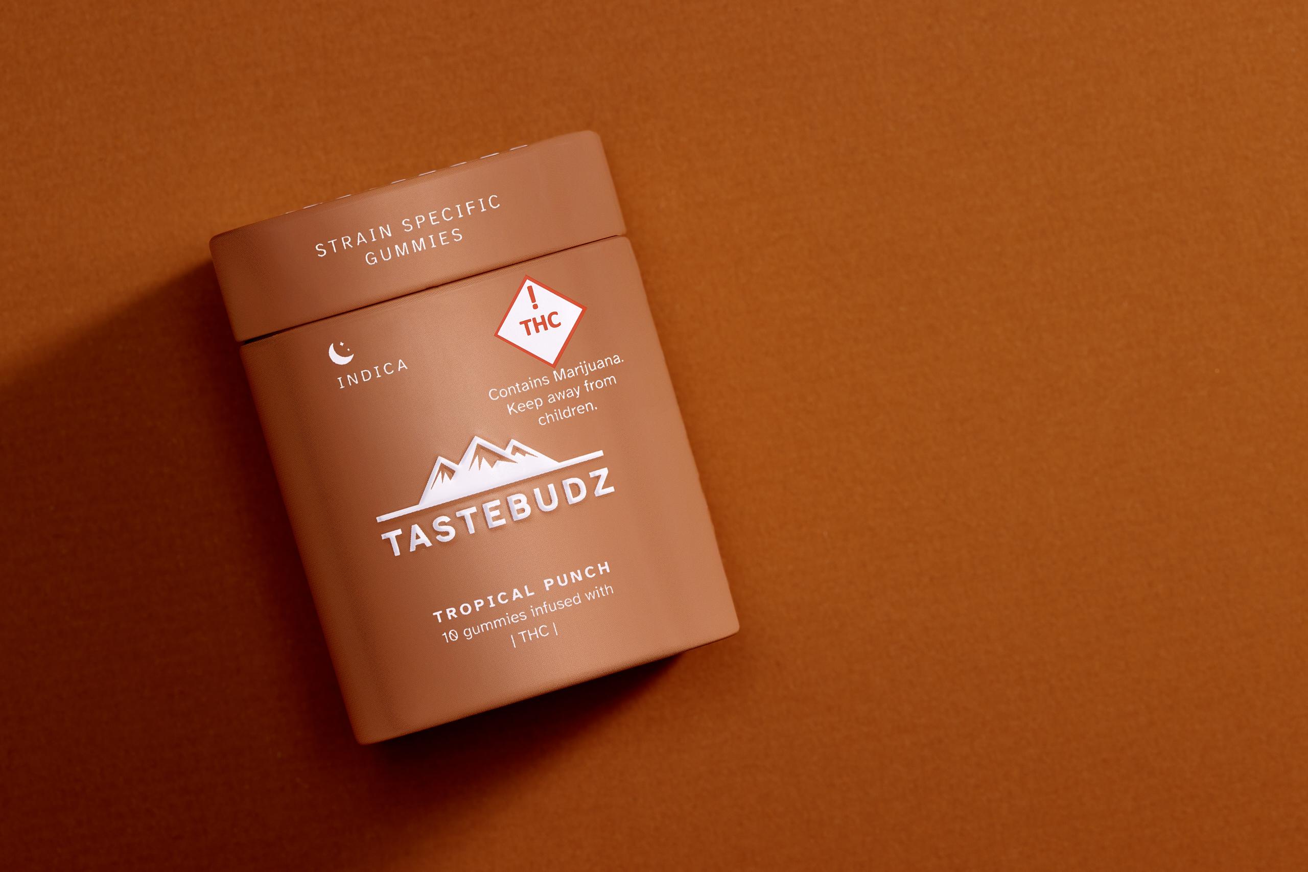 Photograph of product: TasteBudz - Gummies - Tropical Punch - Oui'd
