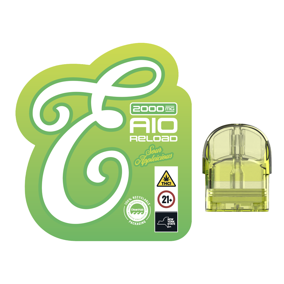 Photograph of product: EUREKA | AIO RELOAD POD | FUSION: SOUR APPLEICIOUS