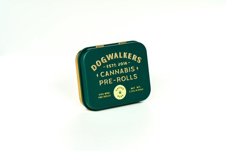 Photograph of product: Mini Dogs OMG Pre-Roll Pack 1.75g (5-Pack | 0.35g Each)
