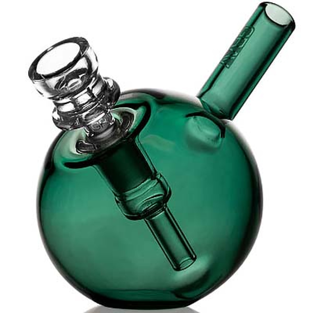 Photograph of product: GRAV | Spherical Pocket Bubbler 3" | Lake Green