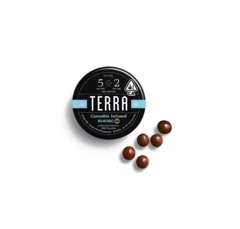 Photograph of product: Terra Bites - Milk & Cookies 5mg thc - 2mg cbn