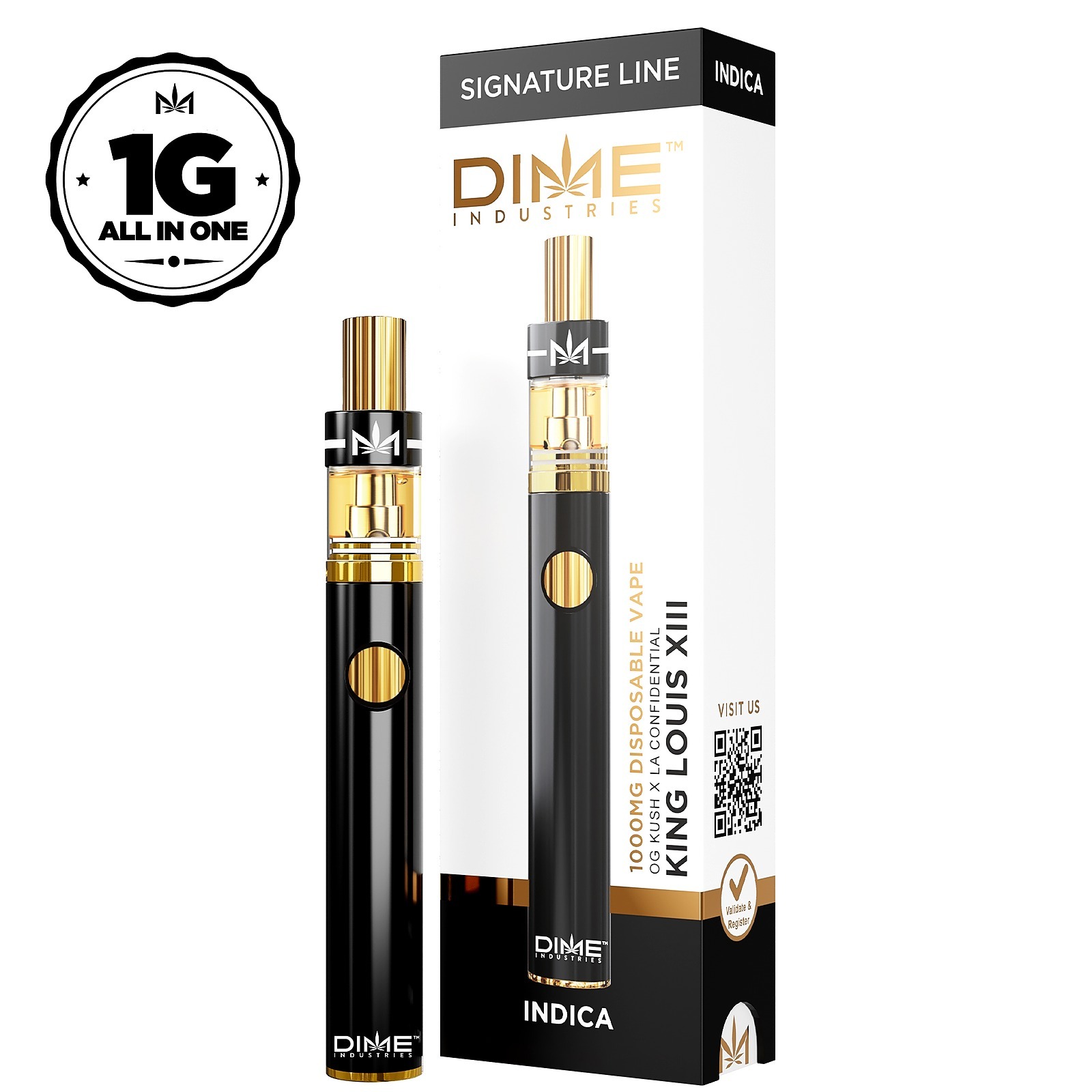 Photograph of product: Dime Distillate AIO | Wedding Cake