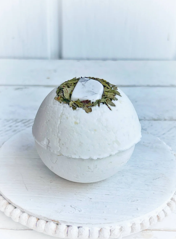 Photograph of product: Rage Gems & Jewelry - Howlite Bath Bomb | Mini