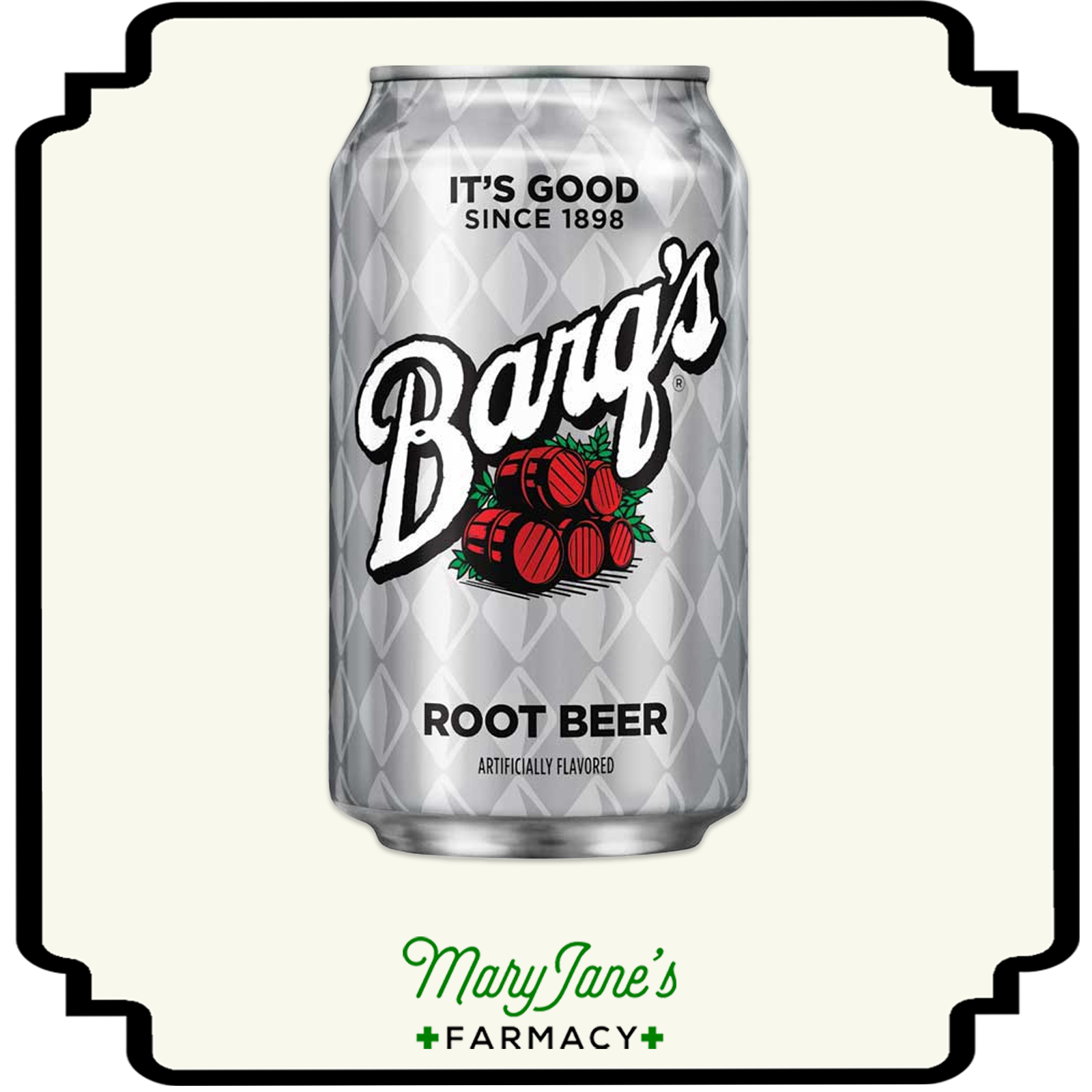 Photograph of product: Drinks | Barqs Root Beer | 12oz