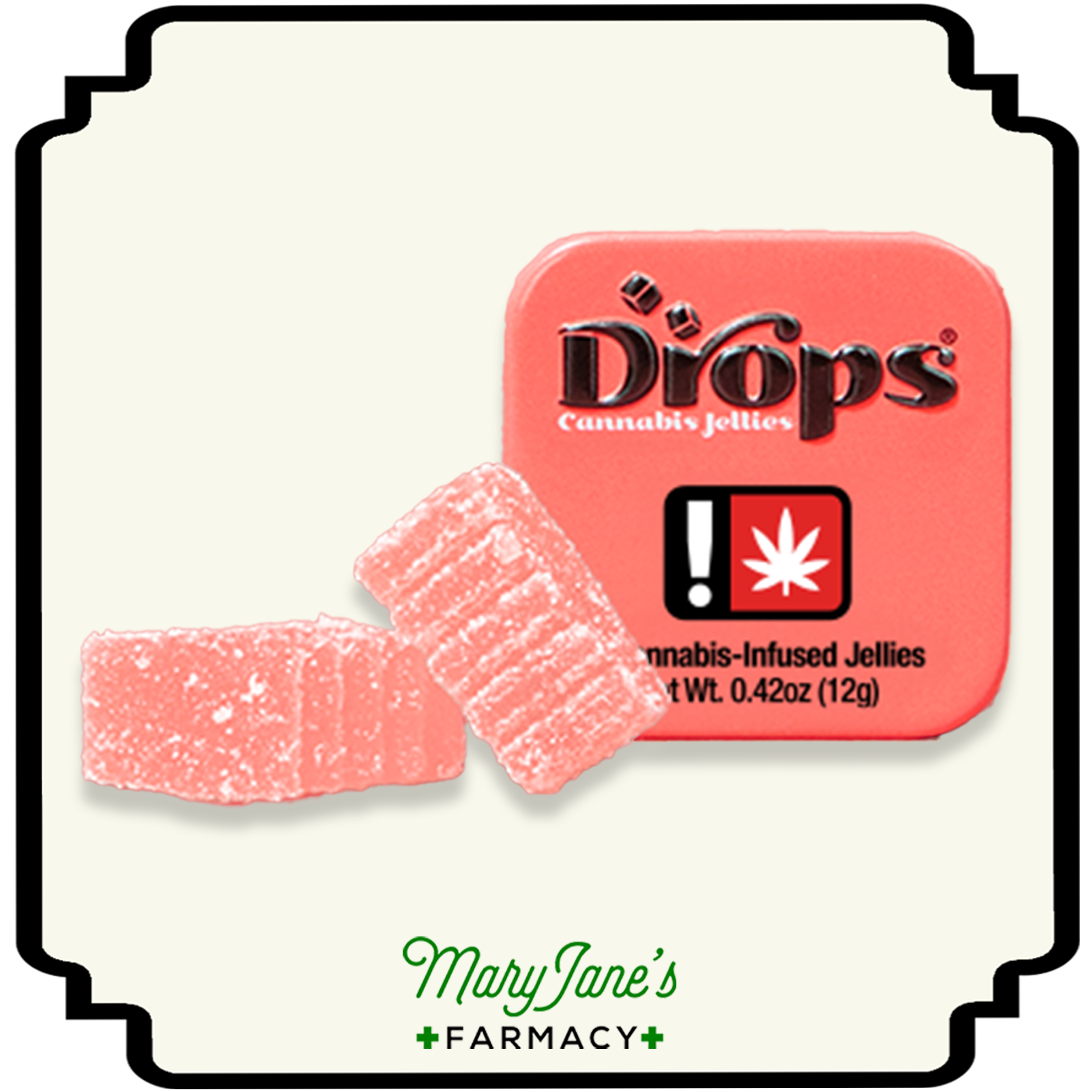 Photograph of product: Watermelon Jelly 2-Pack | 100mg