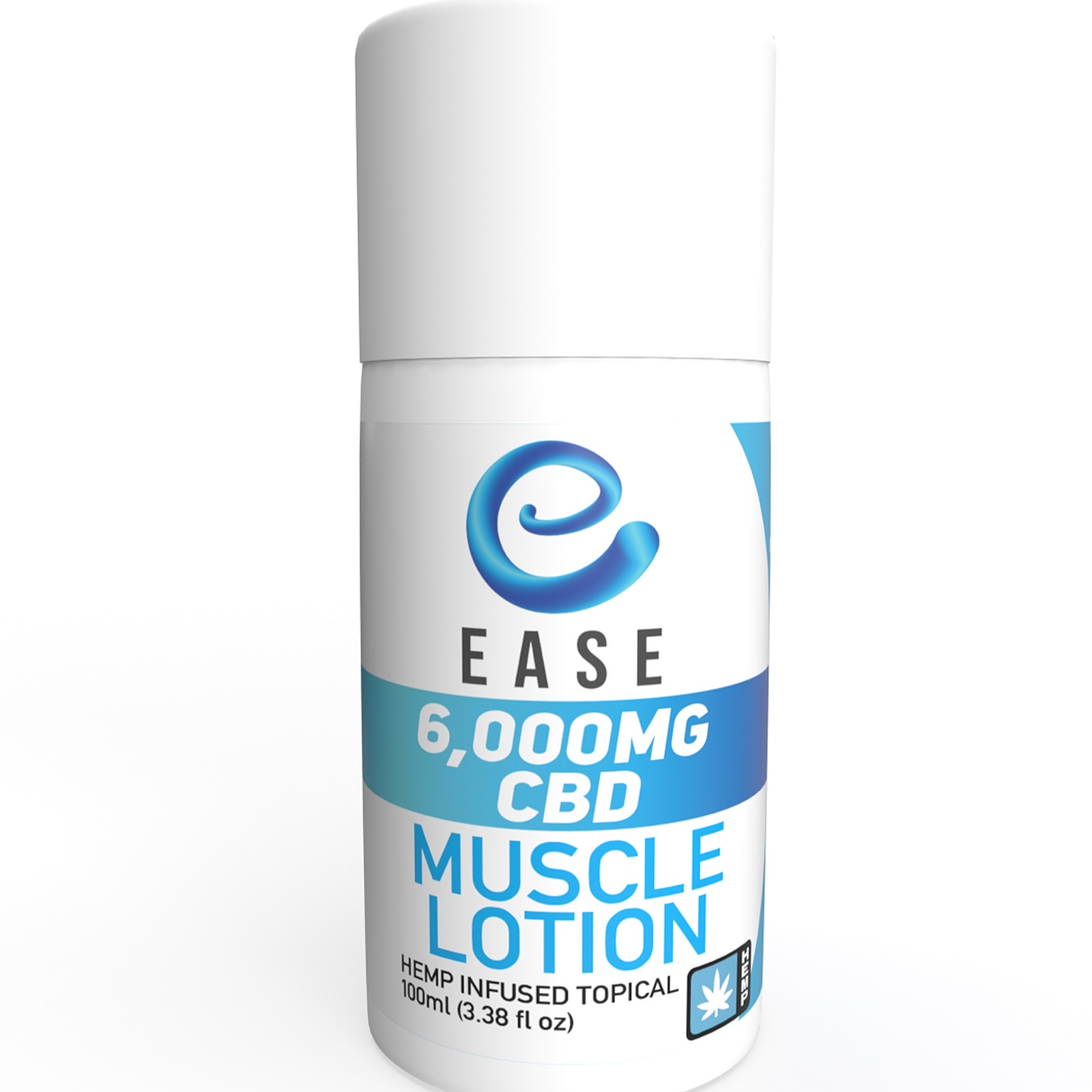 Photograph of product: Ease - HEMP Soothing CBD  Muscle Lotion 3.38oz 1,000mg