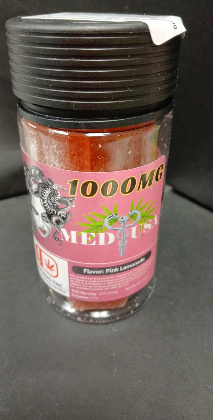 Photograph of Product: Pink Lemonade Gummy $25 Cactus Flower
