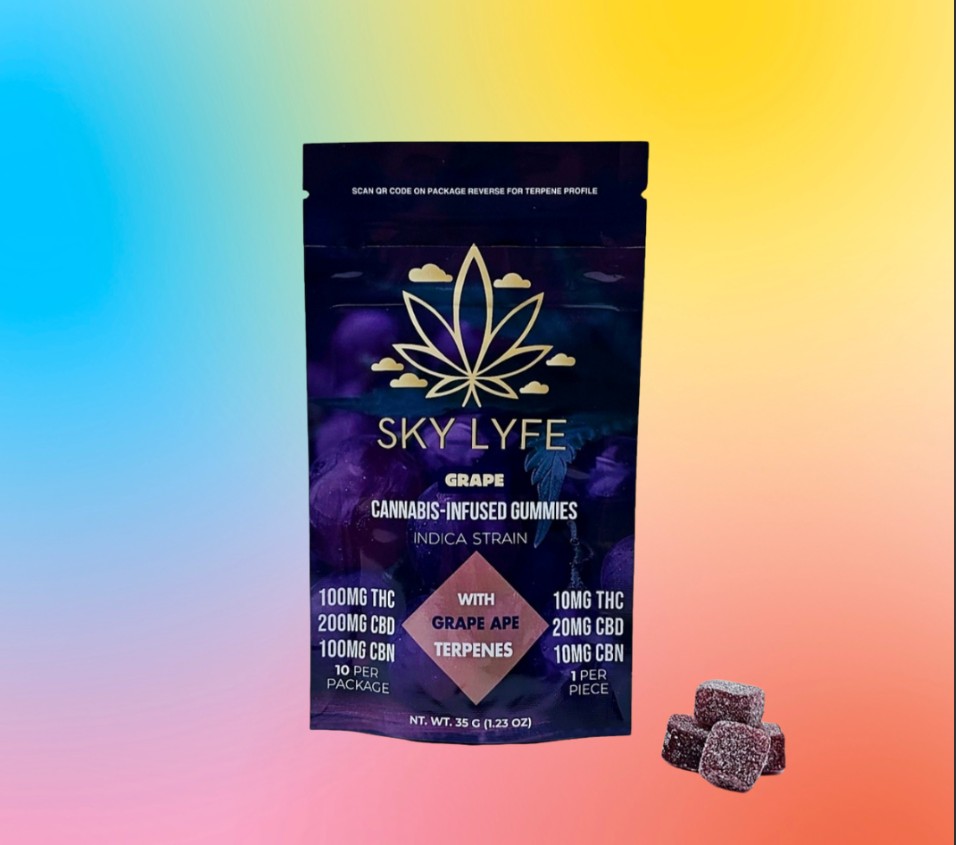 Photograph of product: Grape | Gummies | 10pk | 100mg