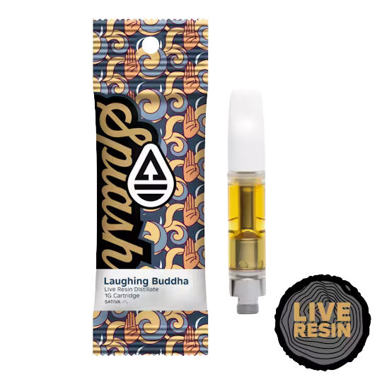 Photograph of product: Laughing Buddha 1g Splash Live Resin 510 Pen by Fresh Coast