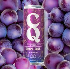 Photograph of product: CQ - Grape soda - 5mg Infused Beverage