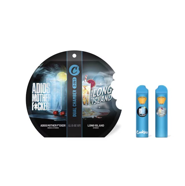 Photograph of product: Adios M.F X Long Island Dual Chamber All-In-One (1g) - 