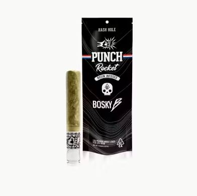 Photograph of product: ROCKET HASH ROSIN - GUMOSA x WILSON 1.6G - PUNCH EDIBLES & EXTRACTS x BOSKY
