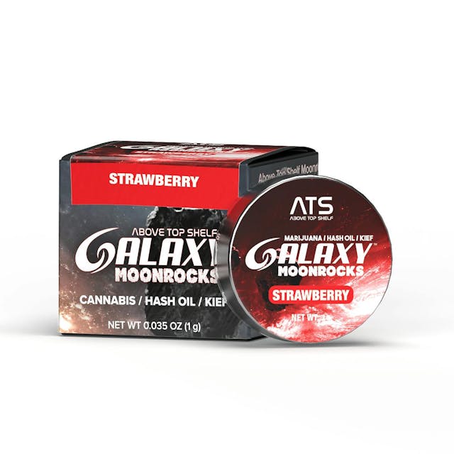 Photograph of product: Strawberry 1g Moonrocks