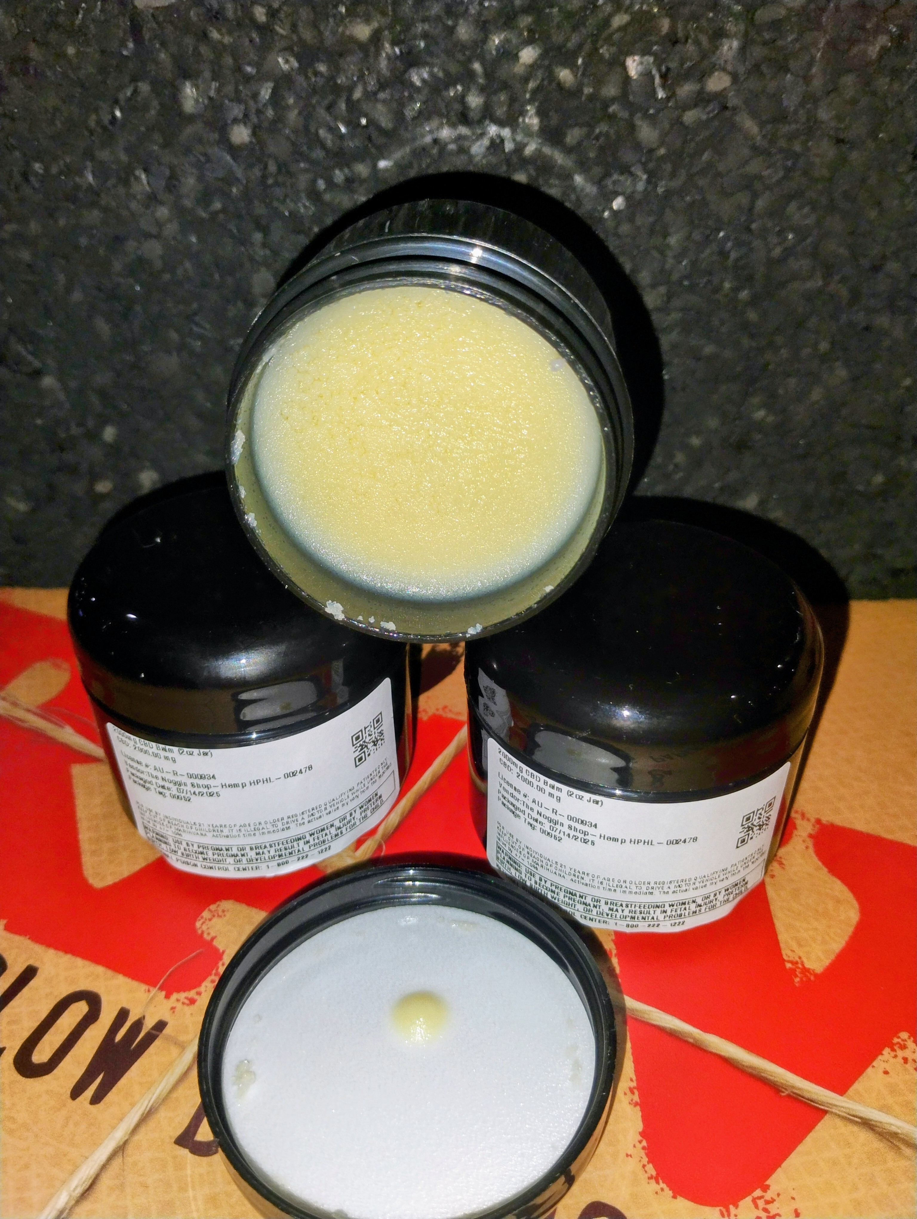 Photograph of product: 2000mg CBD Balm (2oz Jar)