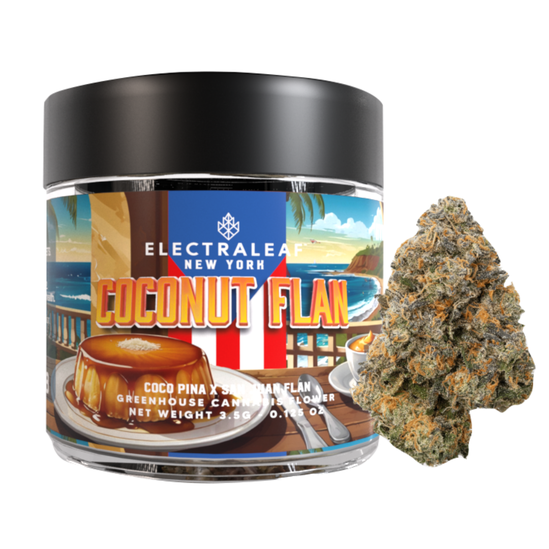 Photograph of product: Electraleaf - Coconut Flan - 3.5G Flower