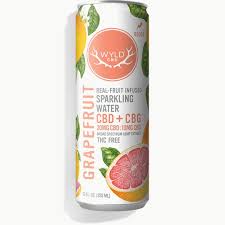 Photograph of product: WyldCBD | Grapefruit CBG:CBD | Sparkling Hemp H2O