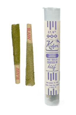 Photograph of product: Frozen Grapes Ice Water au chocolat Infused Pre roll 2 Pack | Oui'd Dominant | Bison Botanics
