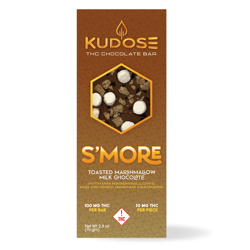 Photograph of product: Kudose - Chocolate Bar - S'more 100 mg