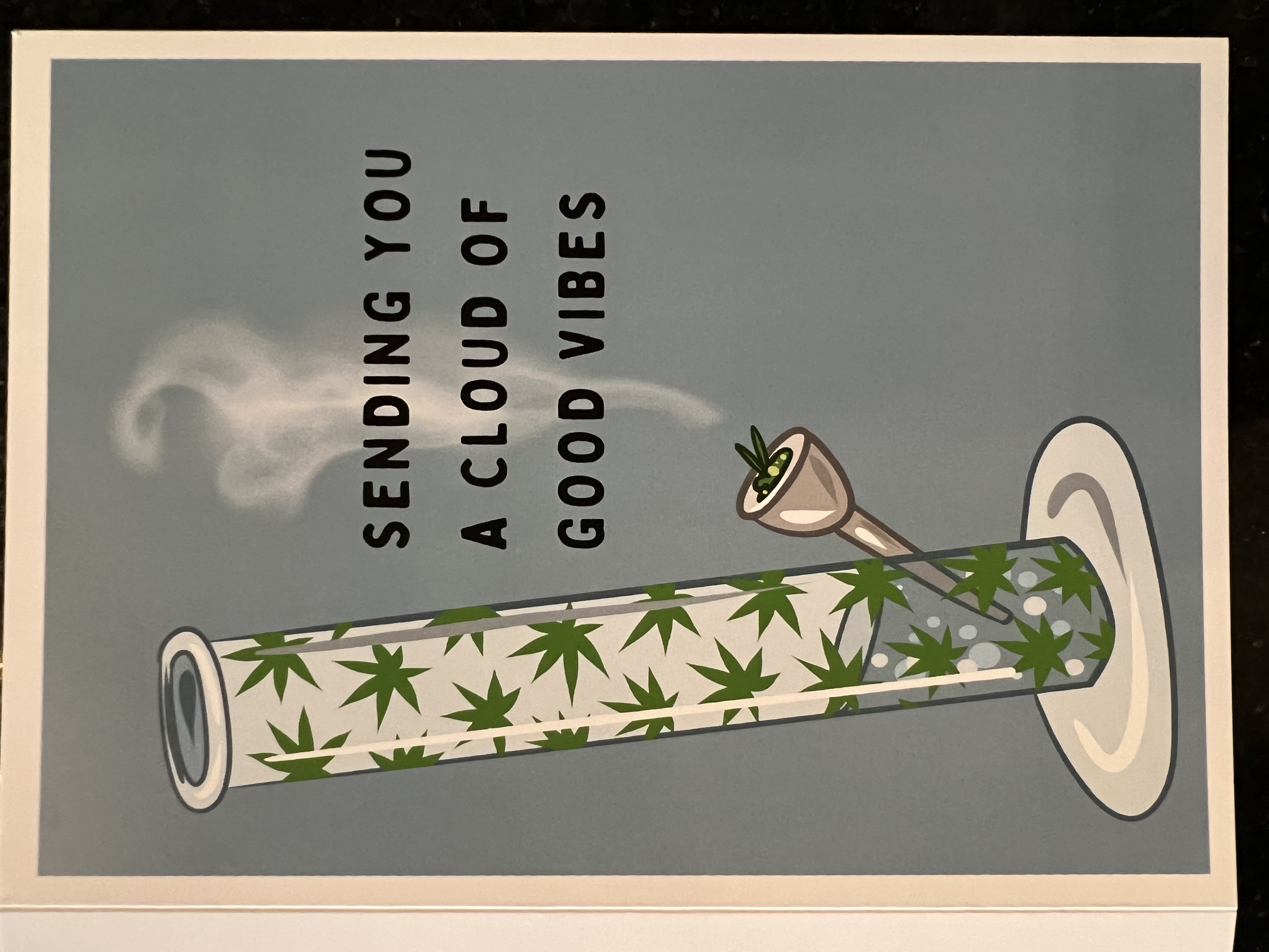 Photograph of product: Good Vibes Only - Greeting Card