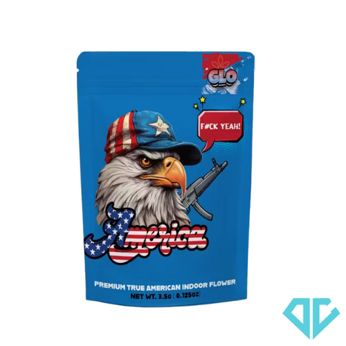 Photograph of product: Glo Farms America F#CK Yeah 3.5g