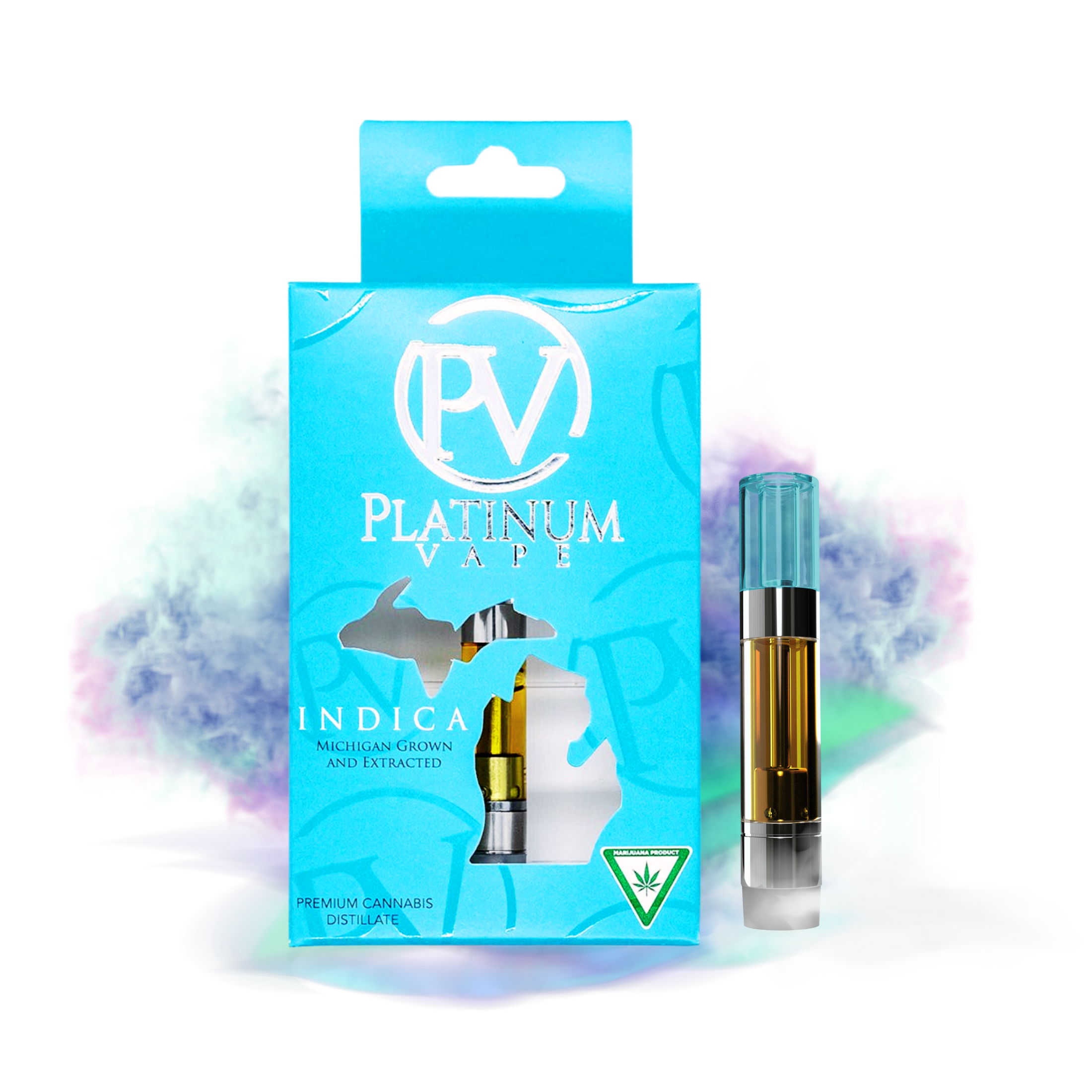 Photograph of product: Platinum Vape Black Cherry Bomb (Oui'd) 510 Thread Cartridge