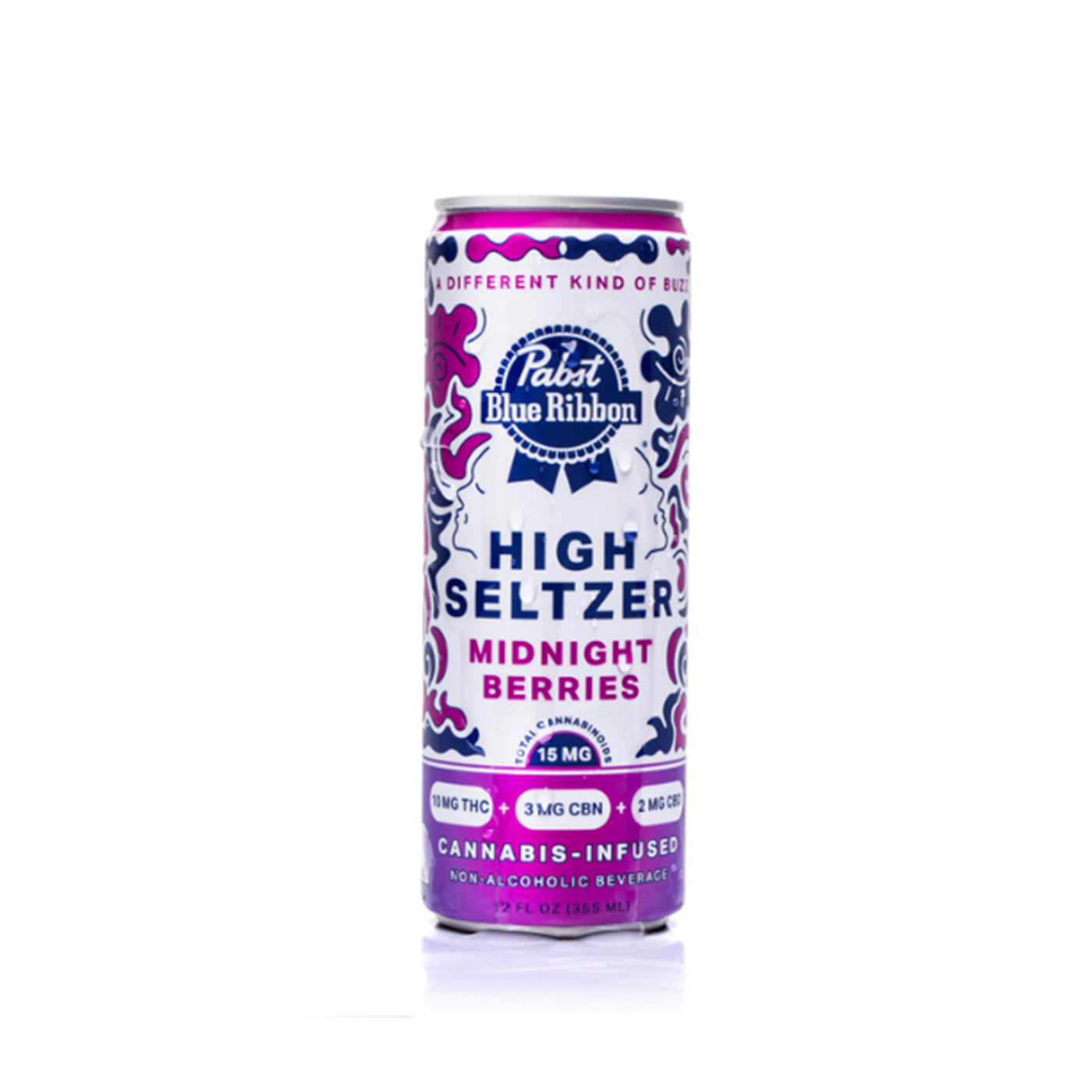 Photograph of product: Midnight Berries Infused Seltzer 15mg