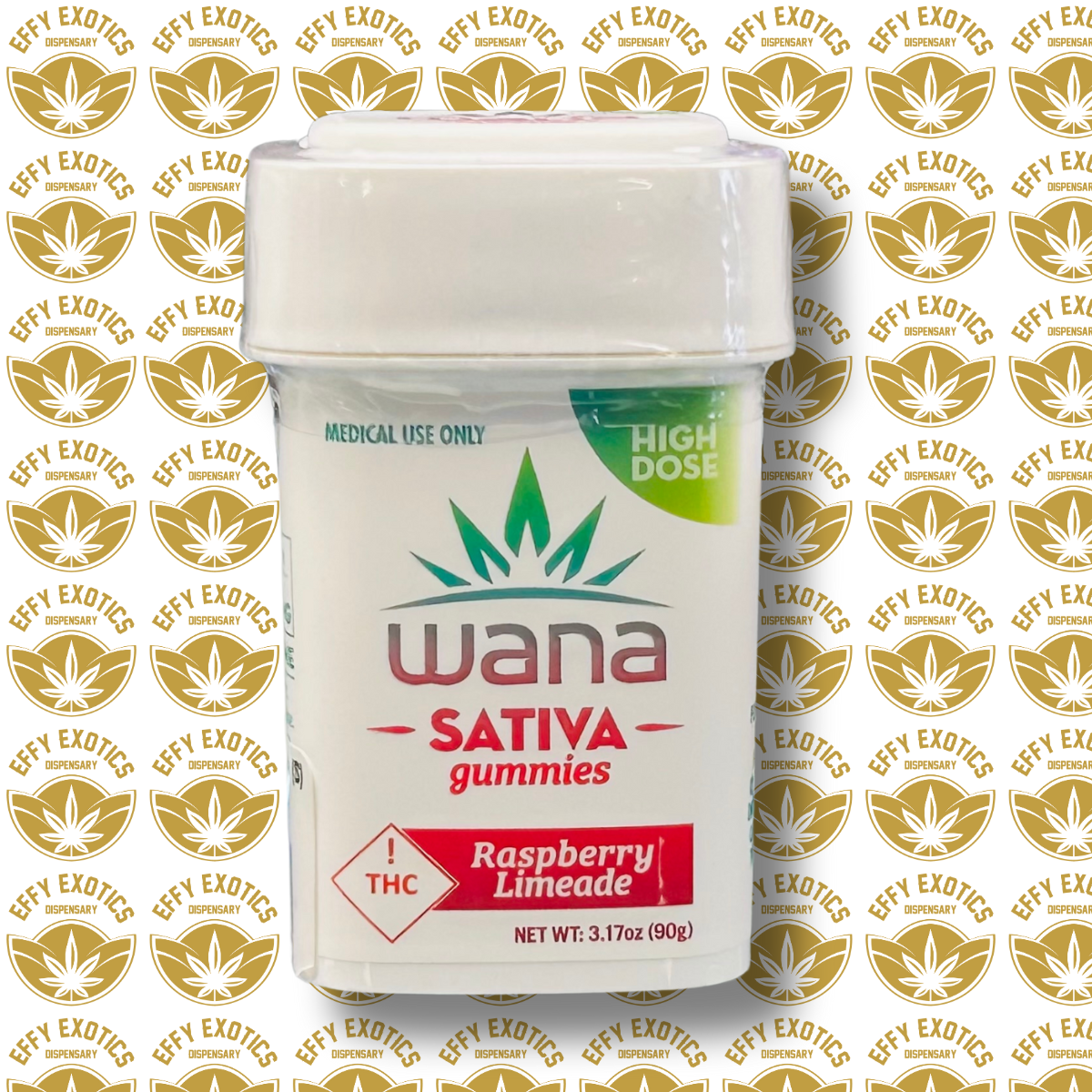 Photograph of product: MED - Wana Raspberry Limeade (S) 20pk