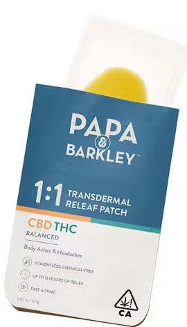 Photograph of product: Releaf - 30MG 1:1 CBD:TH-oui Patch
