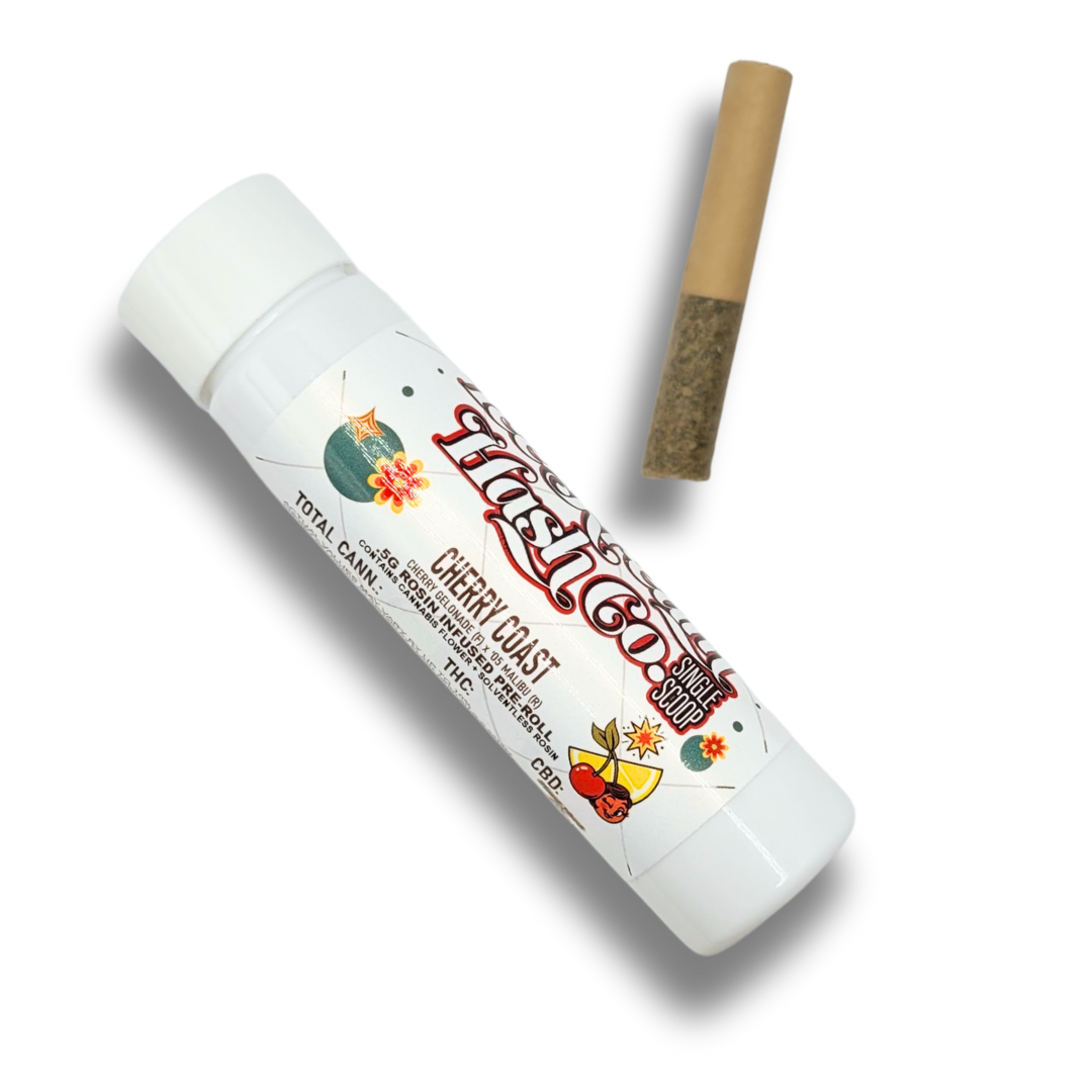 Photograph of product: Ice Kream au chocolat Cherry Coast Rosin Infused Pre-Roll | 0.5g