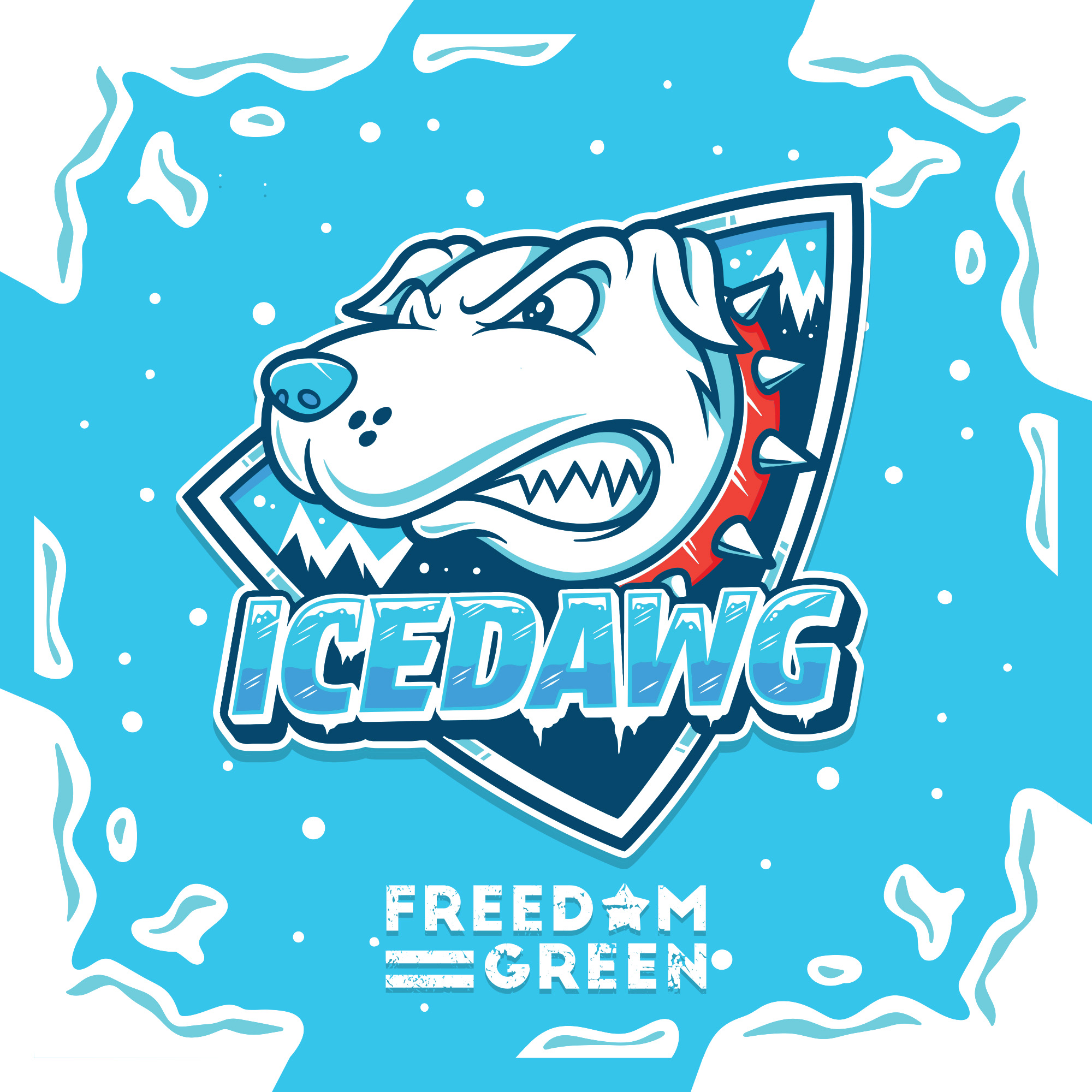 Photograph of product: DELI - Freedom Green - Ice Dawg - 28g