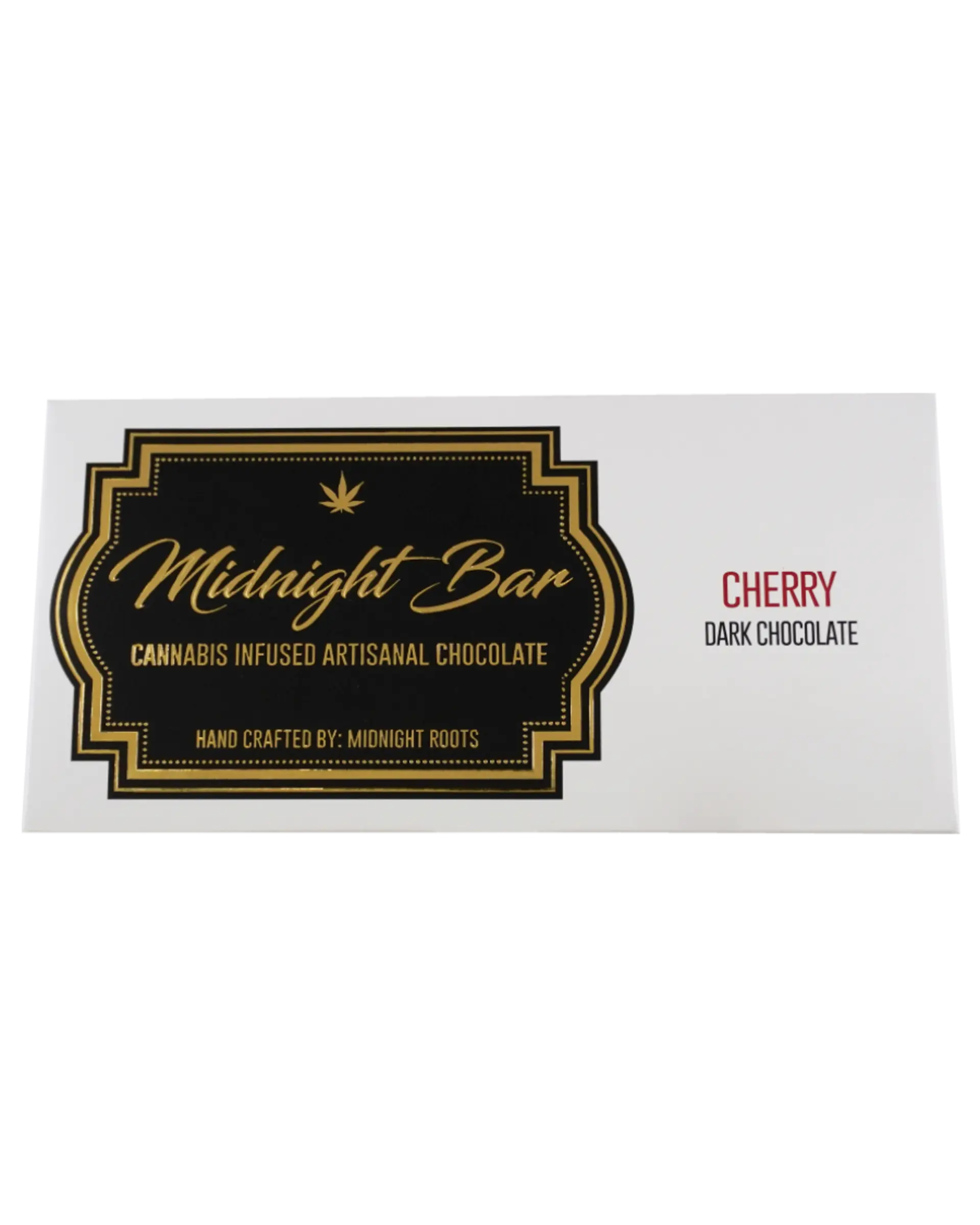 Photograph of product: Cherry Dark Chocolate Bar | 200mg x 1pk | Midnight Bar