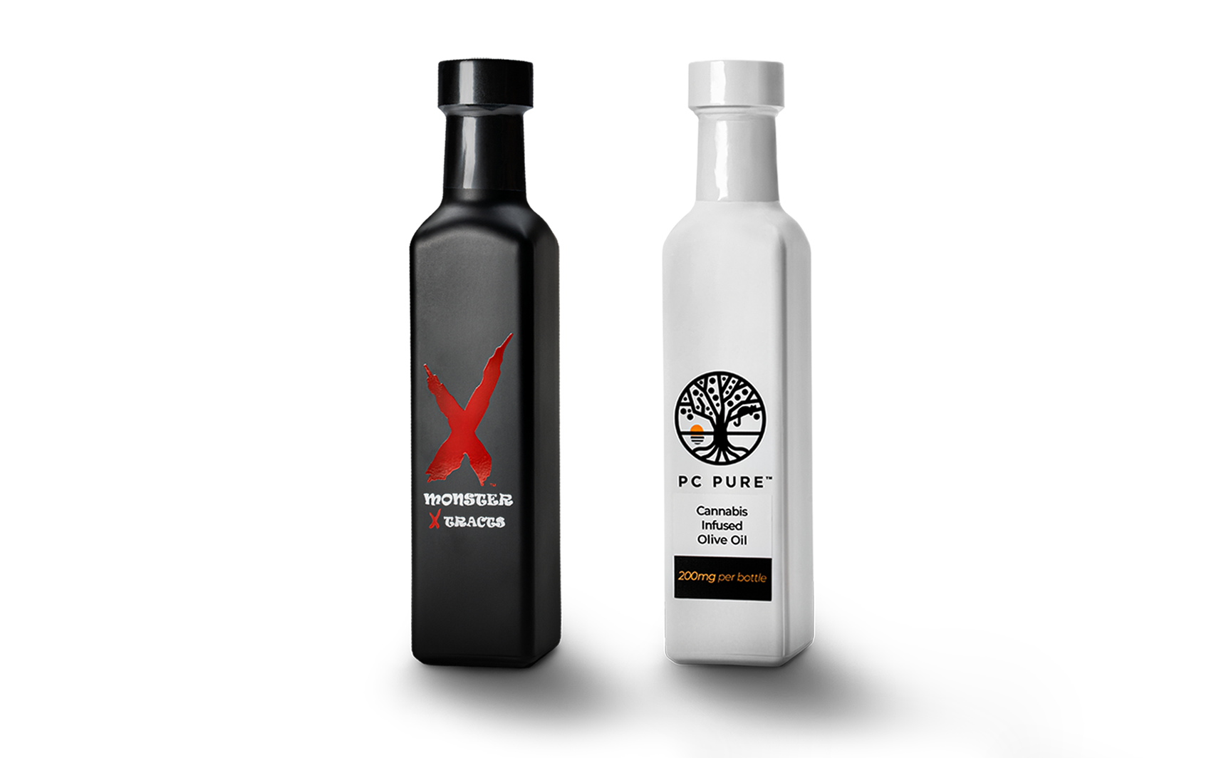 Photograph of product: Monster Xtracts - Extra Virgin Olive Oil - 200mg Bottle