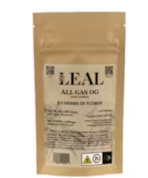 Photograph of product: Leal | 7g Flower | All Gas OG