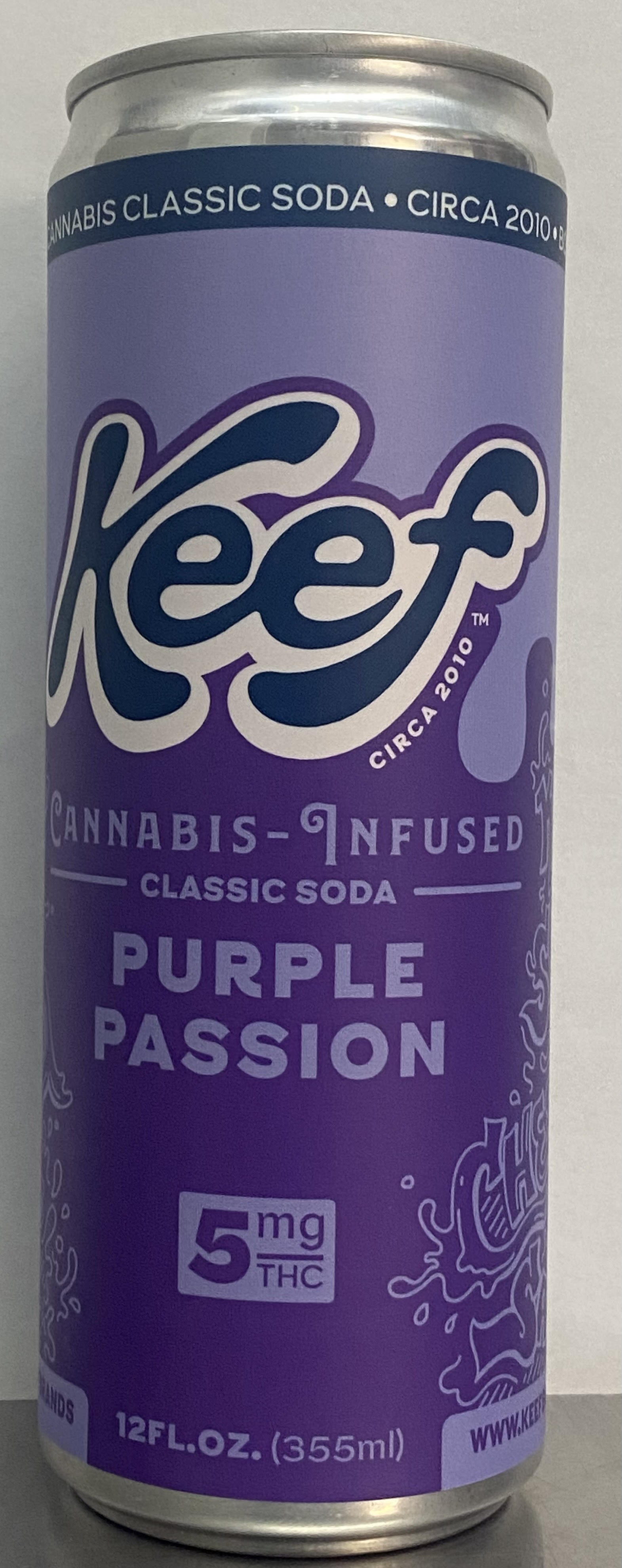 Photograph of product: Purple Passion Infused Beverage 5mg (H)
