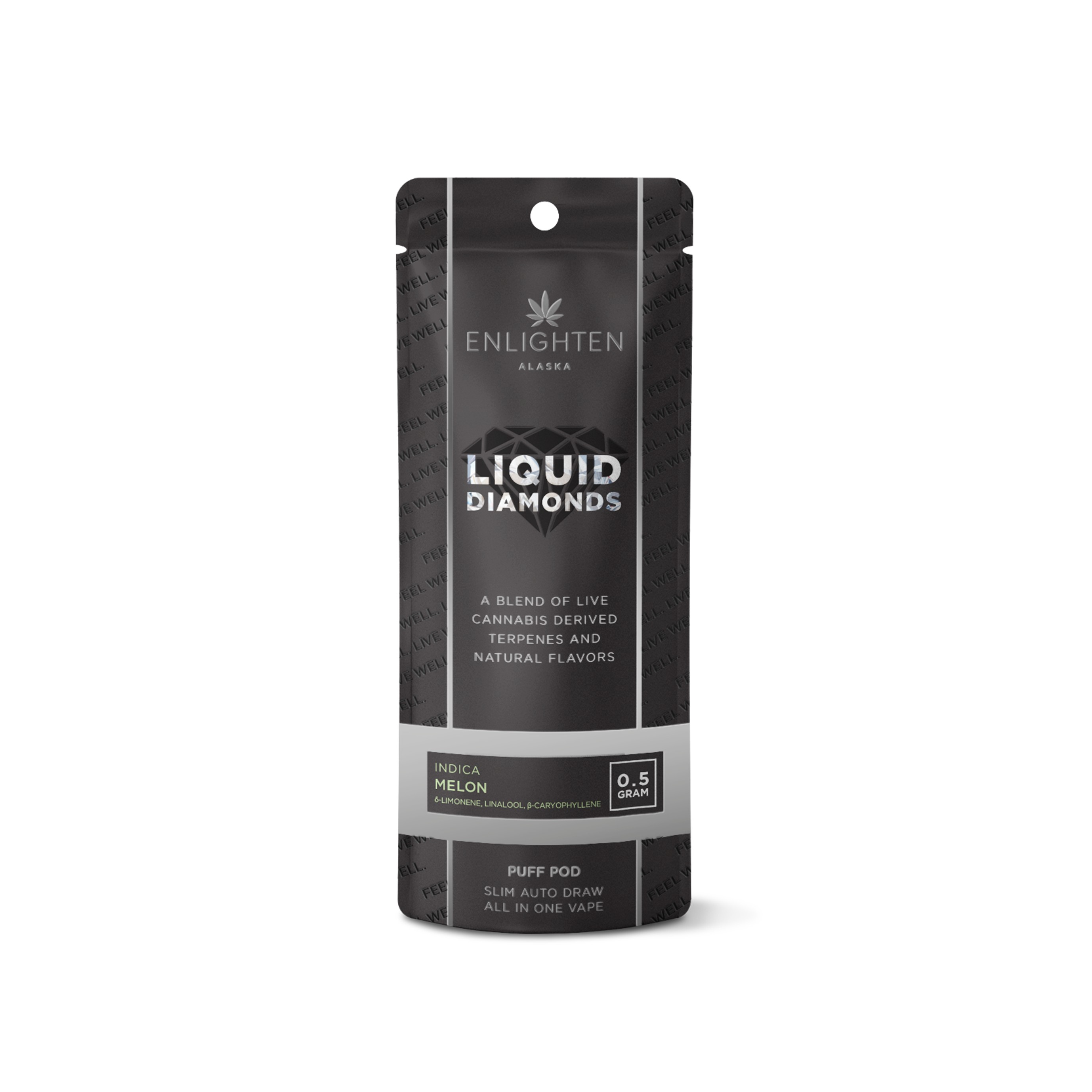 Photograph of product: (I) Melon Liquid Diamond Puff Pod
