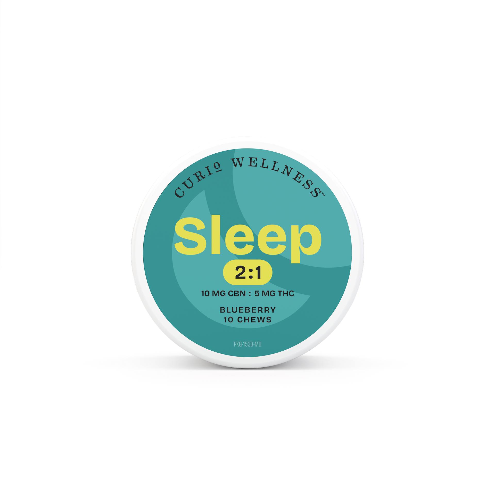 Photograph of product: Sleep Blueberry 2:1 5mg (10ct) - Curio Chews