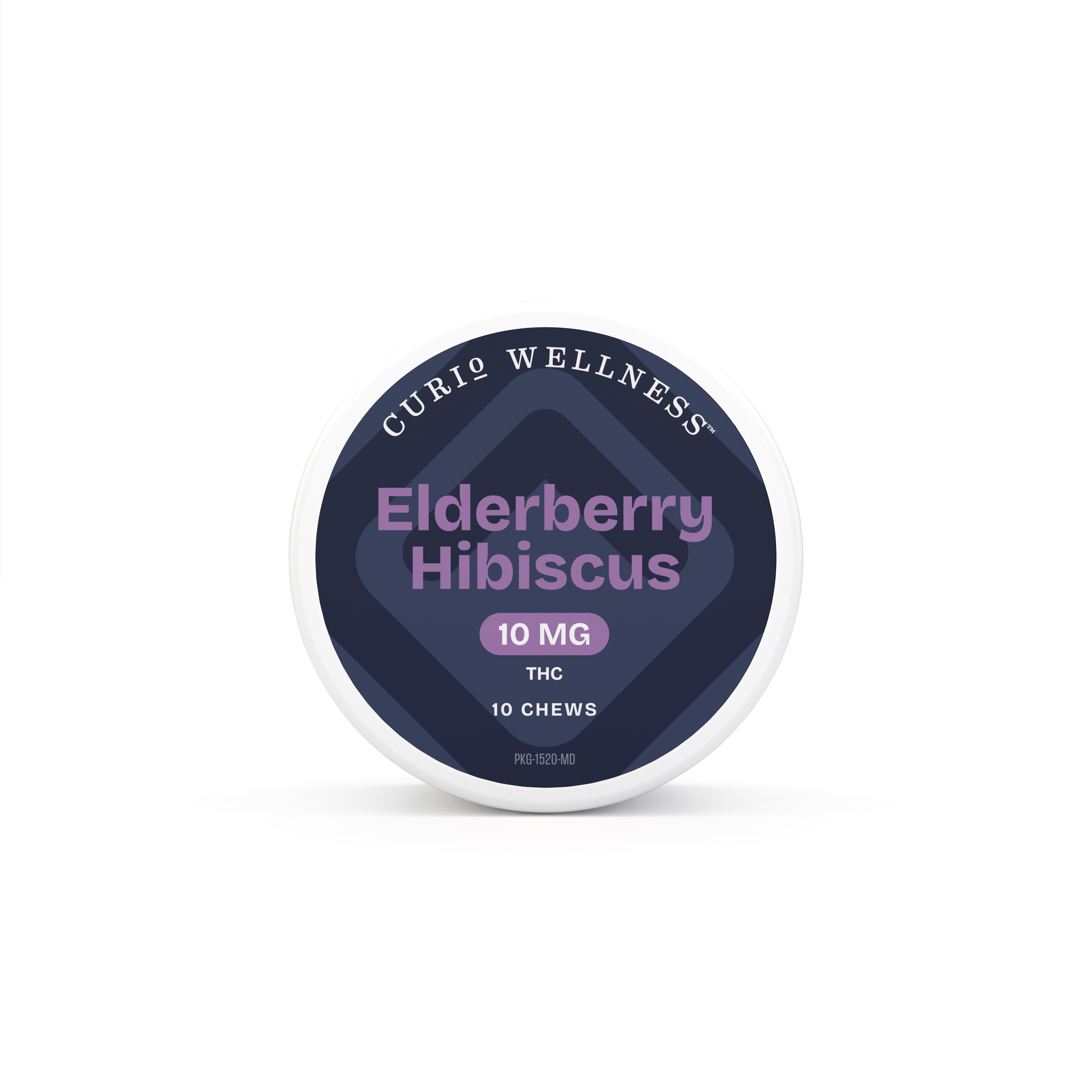 Photograph of product: Curio 10mg Elderberry Hibiscus Chews