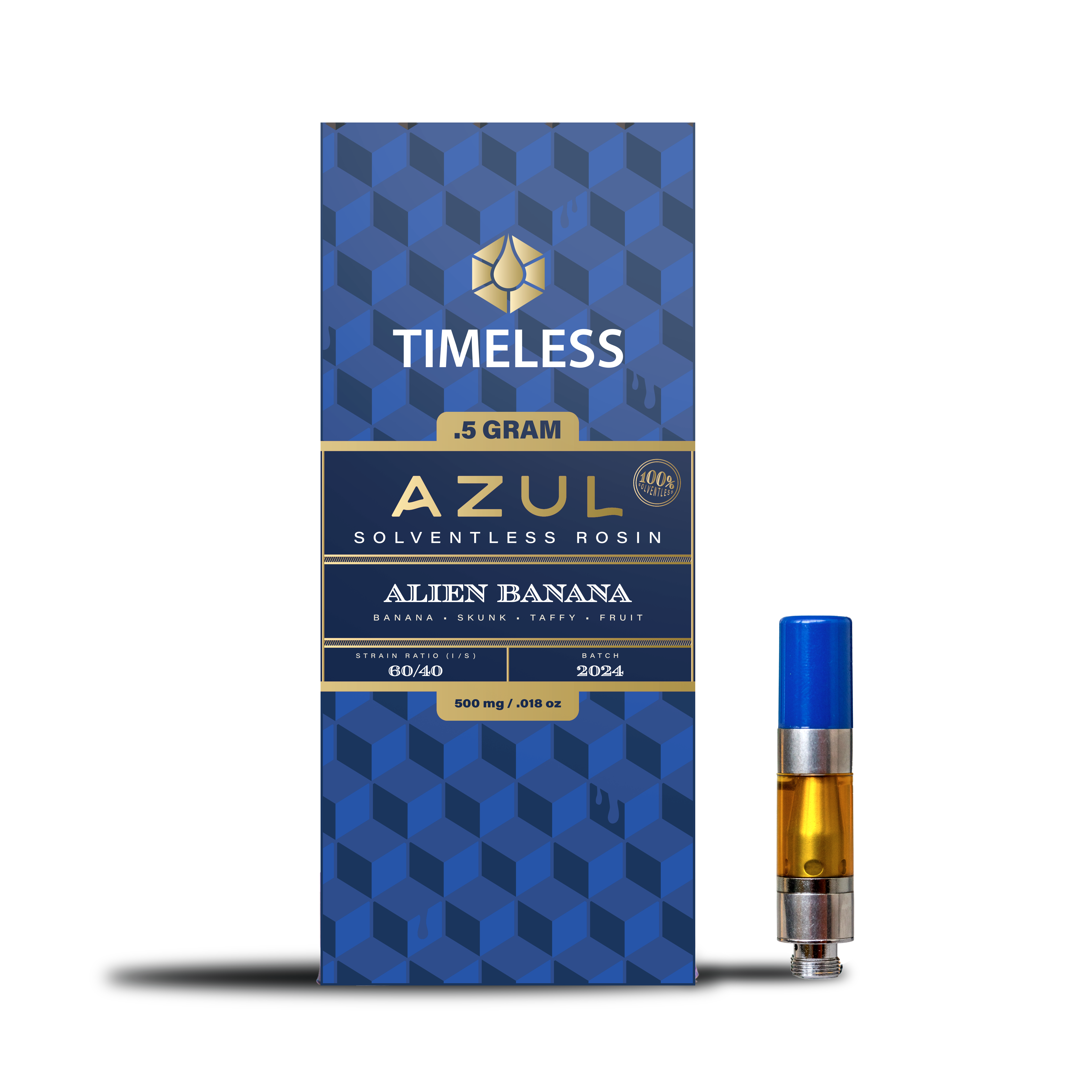Photograph of product: AZUL Live Rosin Vape .5g Exotic