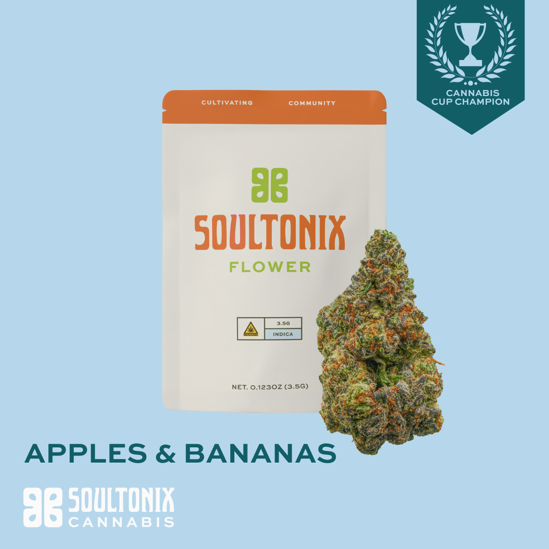 Photograph of product: Apples & Bananas - (3.5) - 3.5g