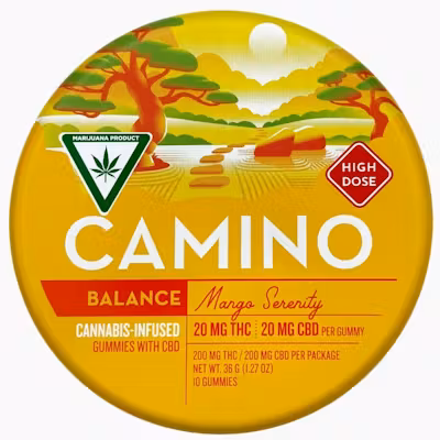 Photograph of product: Gummies - (200mg) - Balance - **MANGO SERENITY** (2/$30)