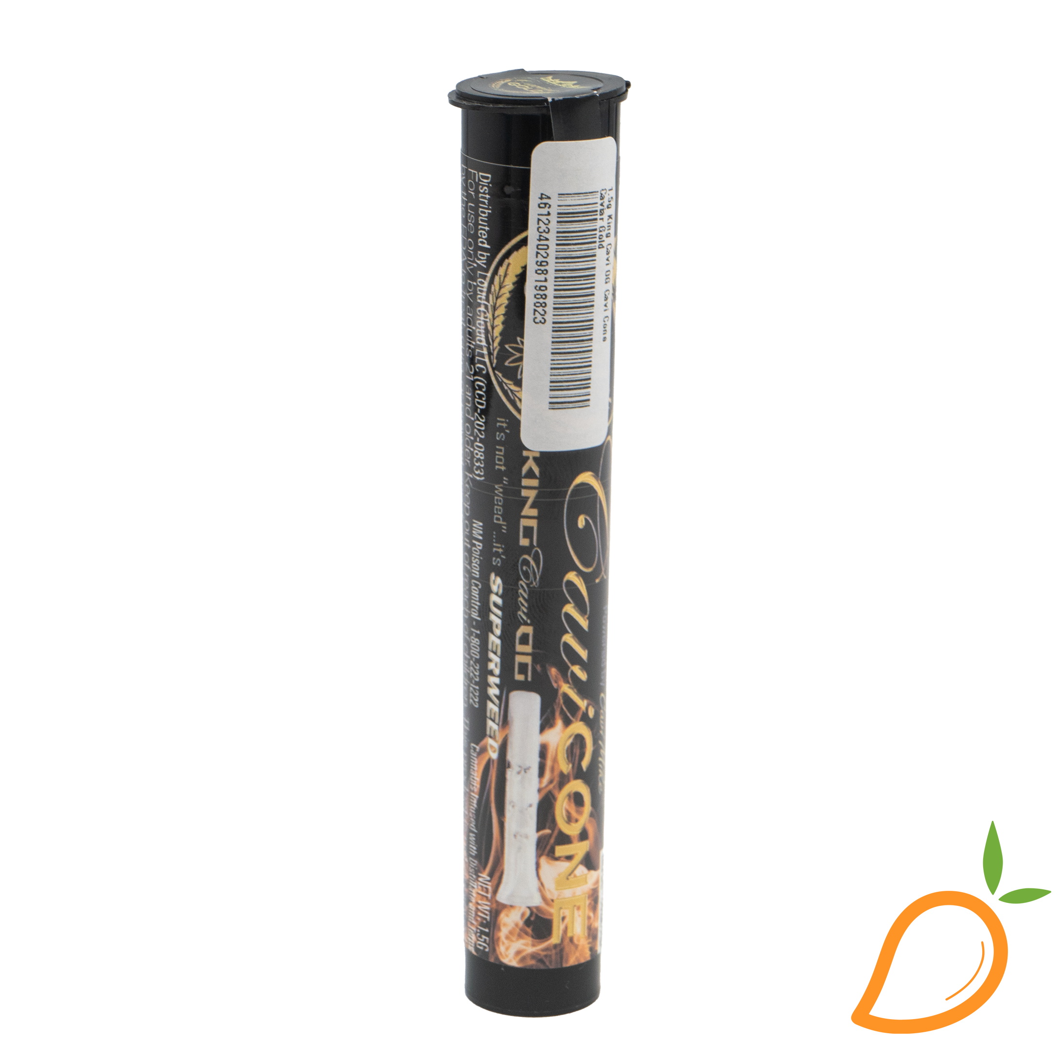Photograph of product: 1.5g King Cavi OG Cavi Cone Caviar Gold