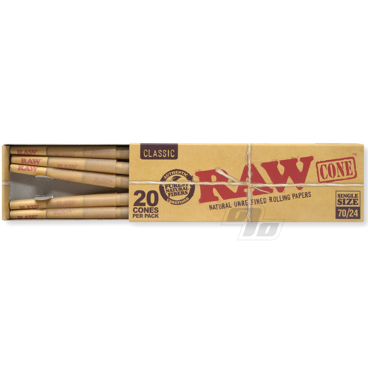 Photograph of product: Raw | Single Size 70/24 Cones 20pk