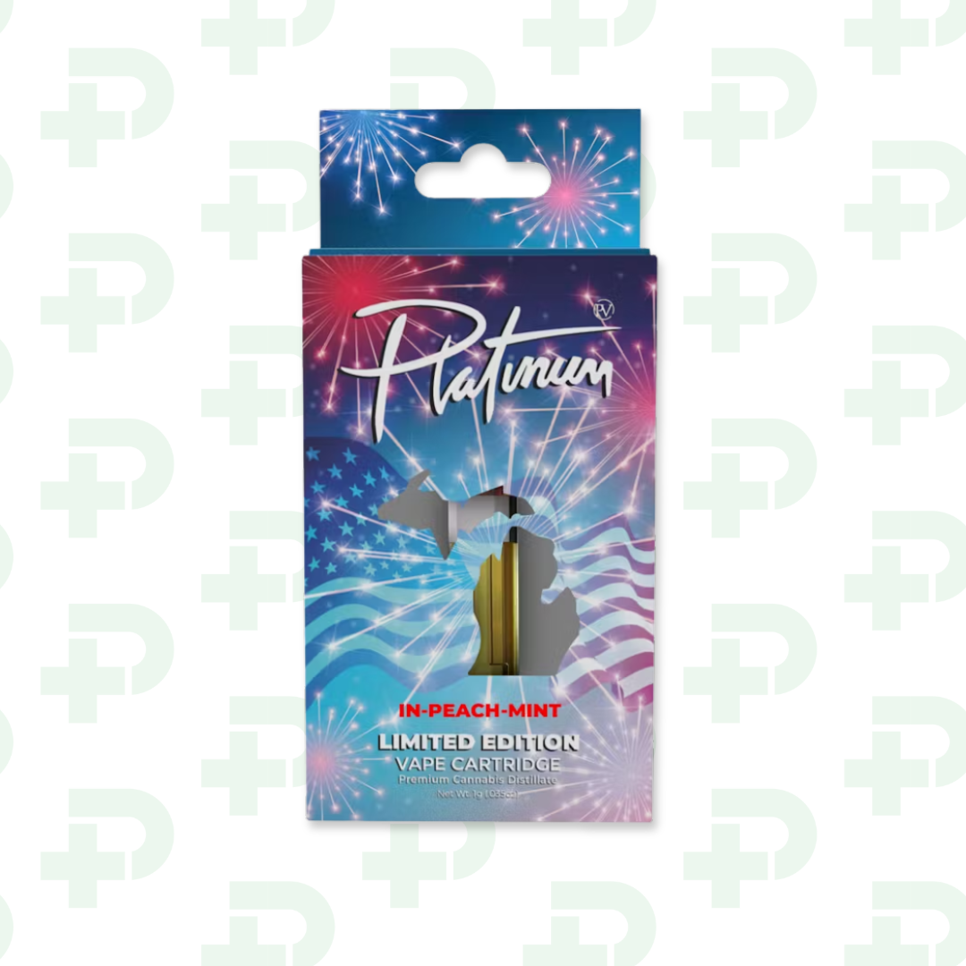 Photograph of product: Platinum Vape - Oui'd - IN-PEACH-MINT