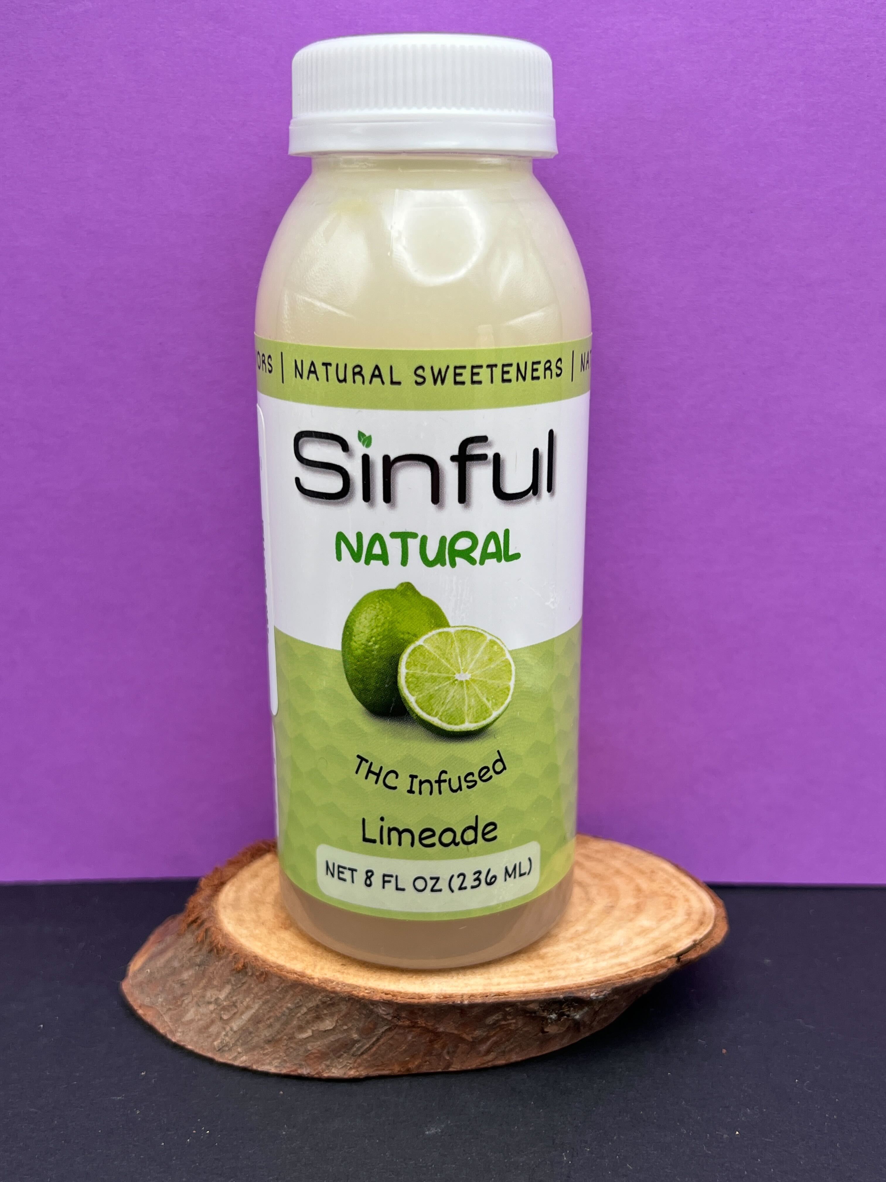 Photograph of product: 100mg Natural Limeade BOTTLE - Sinful