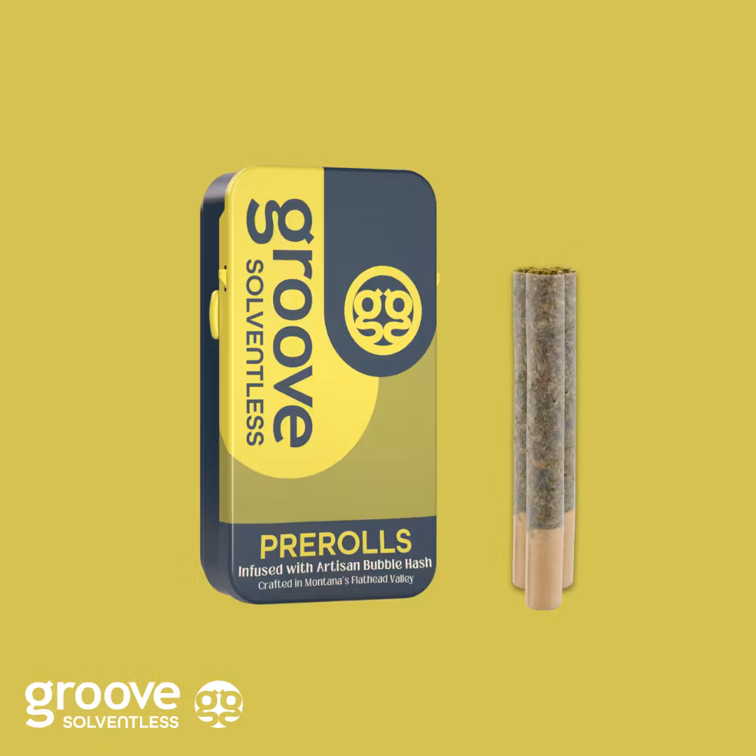 Photograph of product: Rainbow Sherbert #11/Dante's Inferno (3 Pack - 2.4g) BUBBLE au chocolat INFUSED PRE-ROLL