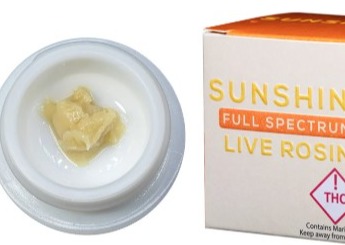 Photograph of product: Sunshine Extracts | FSE Rosin | Rainbow Guava (H)