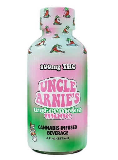 Photograph of product: Beverage | Uncle Arnie's | Watermelon Wave (8oz/100mg)
