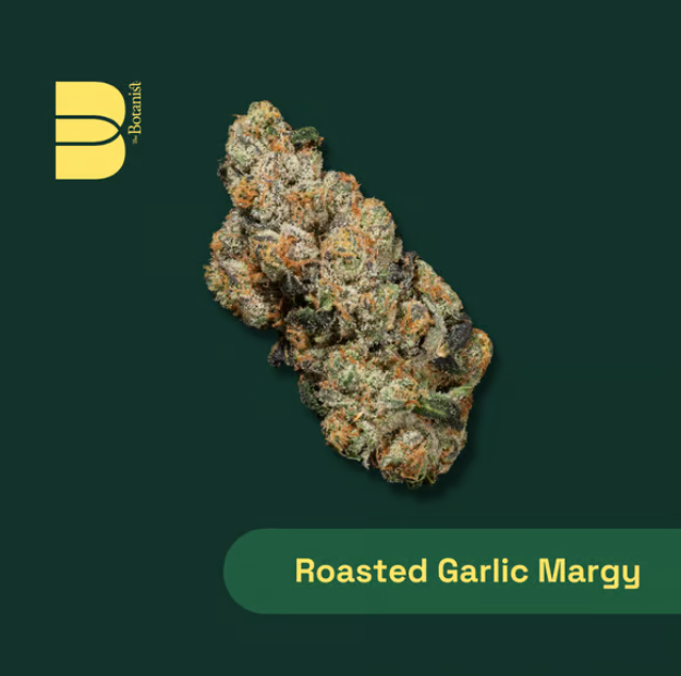 Photograph of product: Flower - Roasted Garlic Margy - 3.5g